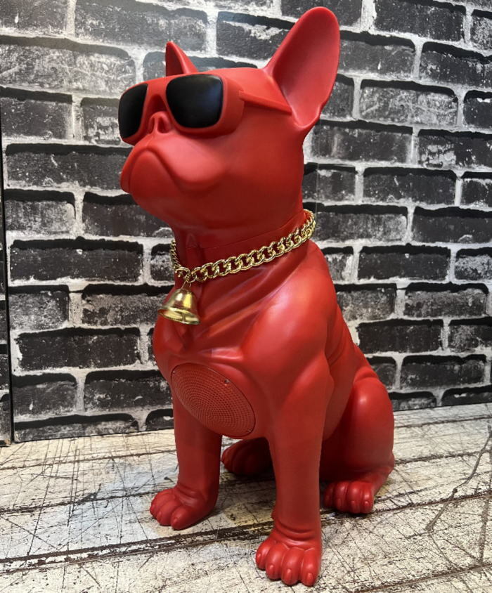 動作確認済 送料無料 未使用 フレンチブルドッグ スピーカー 犬 ドッグ dog ワイヤレススピーカー Bluetooth オシャレ オブジェ 存在感抜群 インスタ映え レッド 赤 特大 プレゼント ギフト 贈り物 雑貨 ショップ 店舗 ディスプレイ ミキインテリア ユーモアデザイン mikiinterior-10002450 ミキインテリア サンプル画像3