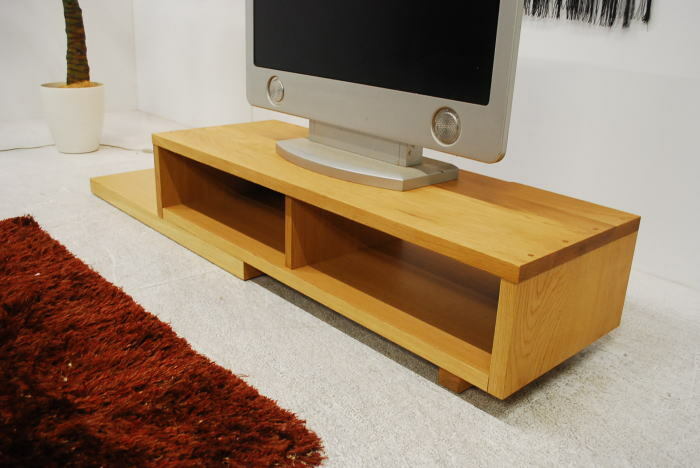 未使用 アウトレット 送料無料 現品限り 無垢材 ニッポネア 国産 120幅 無駄のない研ぎ澄まされたデザインミキインテリア