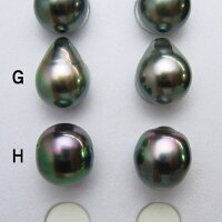K18/K14WGタヒチ黒蝶真珠ピアス【9mm-10mm】【ピーコックグリーン】ekl-5573【送料無料】【激安】【訳あり】(黒真珠本真珠タヒチ産パールピアス南洋黒蝶真珠パールぶら下り18金)【楽ギフ_包装】