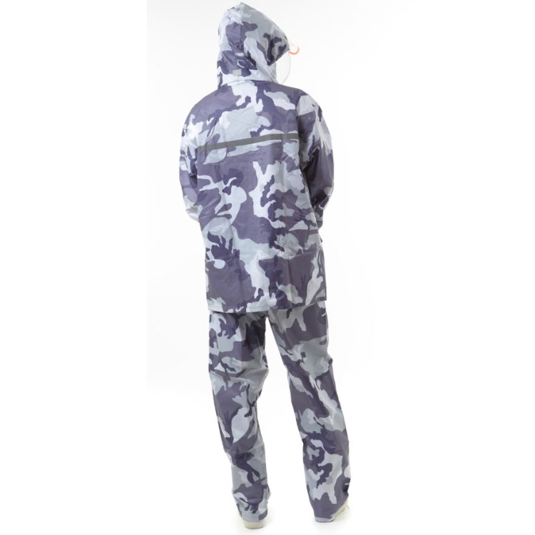 カッパ 上下セット 迷彩 男女兼用 耐水圧20000mm以上 M-XXXL メッシュ 防水 フード付き バイク 自転車 通勤 通学 カモフラージュ 学生 雪 Mt.happy/マウントハッピー