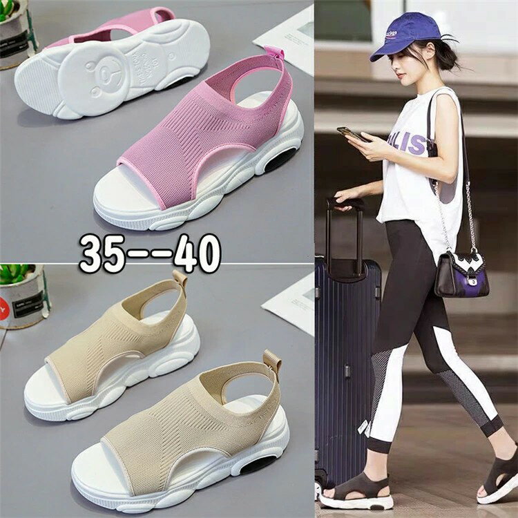 【楽天スーパーSALE限定半額】【送料無料】サンダル レディース スポーツサンダル 厚底 スポサン フラ..