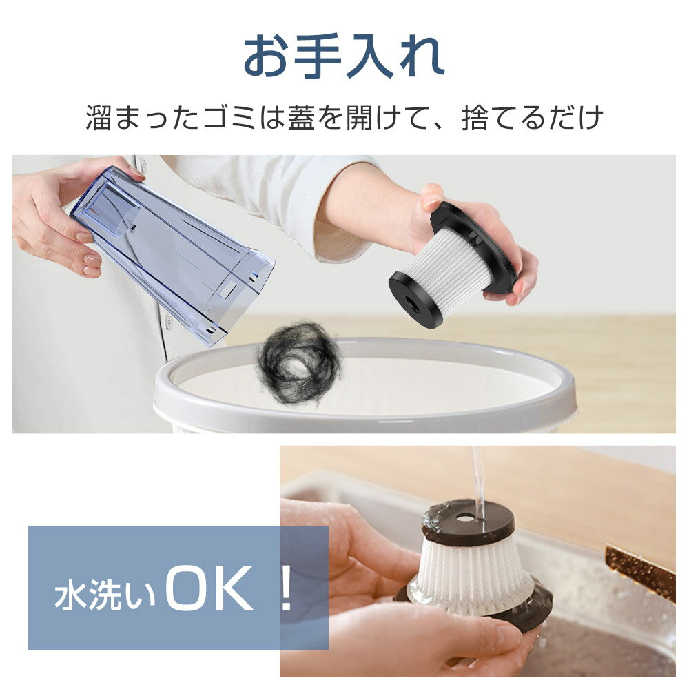 「2個セット」コードレス掃除機VC002 交換用フィルター 高性能 HEPAフィルター 掃...