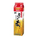 めちゃうま麦 麦焼酎/25度 鷹正宗 2L紙パック【ケースは送料無料】(北海道・沖縄・離島を除く)