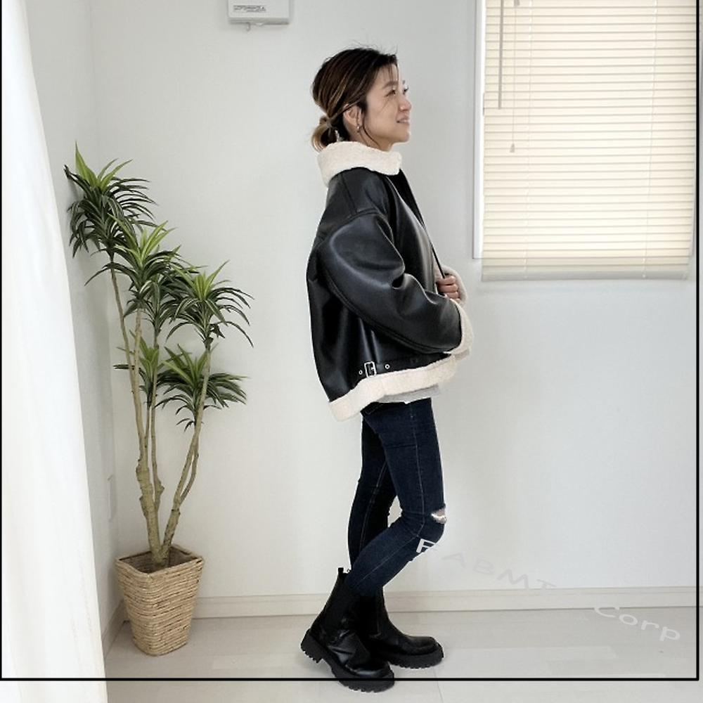 【残り1点】Fano Studios ファノスタジオ FANOSTUDIOS ファノ スタジオ 真正品 新品未使用品 レディース ミドル レザージャケット ジャケット コート ビジネス カジュアル トレンド モード