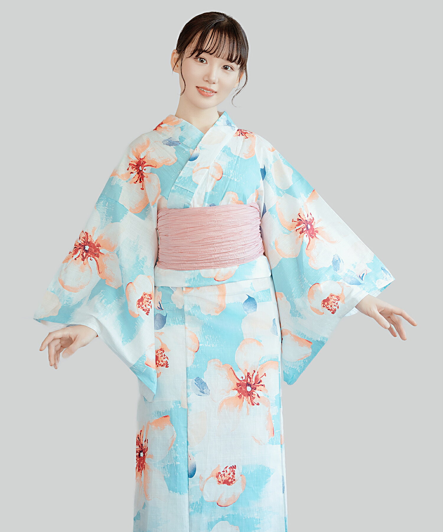 浴衣 レディース 女性大人 ゆかた 浴衣単品 yukata 選べる4柄 フリーサイズ 夏祭り 花火大会 綿 簡単着付け お洒落 シンプル 綺麗 可愛い