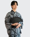 (15)浴衣 メンズ ゆかた M L LL 男性浴衣 花火大会 夏祭り 父の日 プレゼント ポリエステル100%