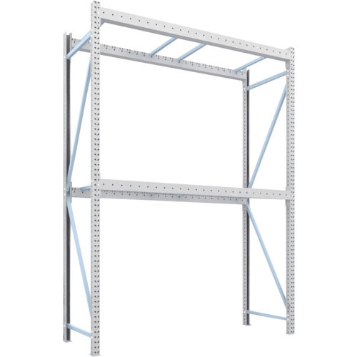 トラスコ【送料別】【重量パレットラック】ビーム2段・2000kgタイプ　単体　【間口2500x奥行き1100x高さ3500】