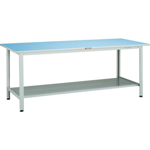【トラスコ】BE型250kgタイプ　軽量作業台（下棚2枚付）1800X900
