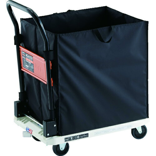 【トラスコ】樹脂台車　カルティオ　CHBAハンドトラックボックス付　樹脂ストッパー付　ホワイト