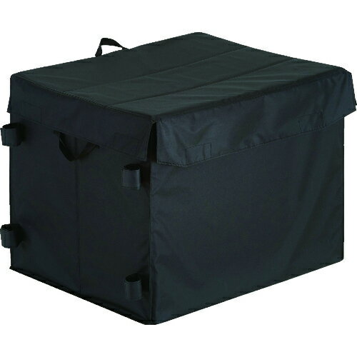 【トラスコ】樹脂台車　エコノミーハンドトラックボックス　フタ付　600×900用