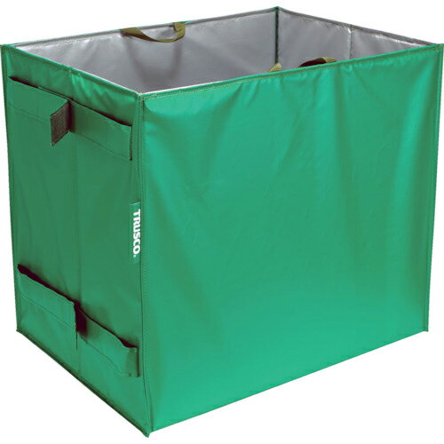 【トラスコ】樹脂台車　ハンドトラックボックス蓋なし650×470