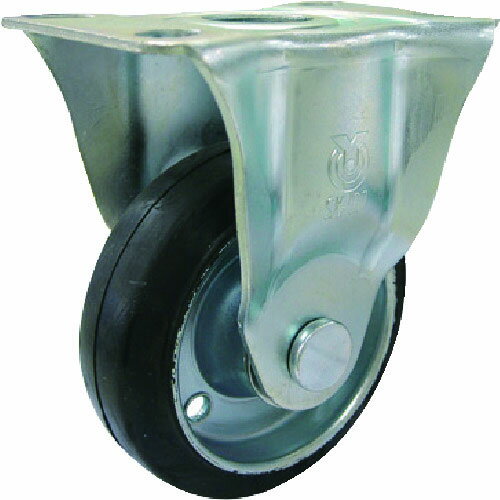 【トラスコ】樹脂台車　グランカート用　固定キャスターφ100　導電性ゴム車