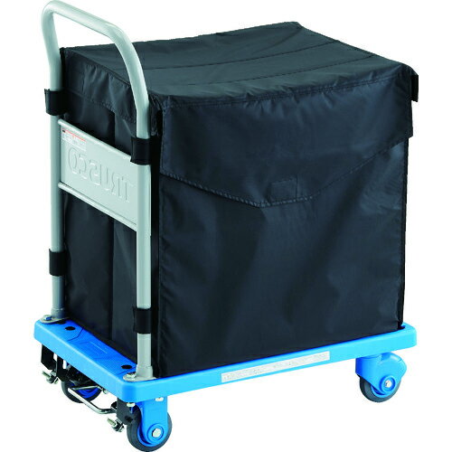 【トラスコ】樹脂台車　グランカートサイレント　CHBハンドトラックボックス付　900X605