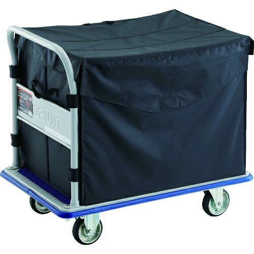 【トラスコ】プレス製台車　ドンキーカート　固定式　CHBハンドトラックボックス付　915X615