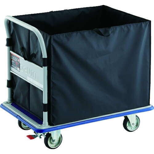 【トラスコ】プレス製台車　ドンキーカート　固定式　CHBAハンドトラックボックス付　ストッパー付　91..