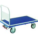 【トラスコ】プレス製台車 ドンキーカート 固定式1225×775 ピン式4輪ストッパー付(3)