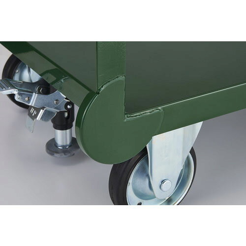 【トラスコ】鋼鉄製運搬車 1トン 900X600 緑
