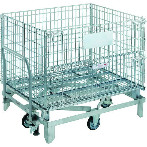 【トラスコ】ネットパレット台車 1012用 ハンドル付 [2]
