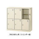 【SLCシューズボックス】【窓無タイプ】3列2段6人用/奥深 (鍵なし)W900×D450×H880(3)