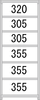 【送料無料】 業務用スチールラック ボルトレス・単体型 オープン型 耐荷重:1段500kg【高さ2400 x 横幅900 x 奥行600 x 棚板7枚(有効段数6段)】 [3]