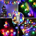 虹色 イルミネーションライト 5M 50個LED 電池式 フェアリーライト クリスマスツリーライト 適してベッドルーム|アウトドア|電飾|キャンプライト| 誕生日 ライト 防雨型