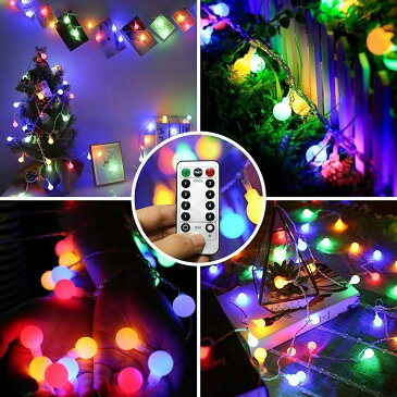 虹色　イルミネーションライト 5M 50個LED 電池式 フェアリーライト クリスマスツリーライト 適してベッドルーム|アウトドア|電飾|キャンプライト| 誕生日 ライト 防雨型