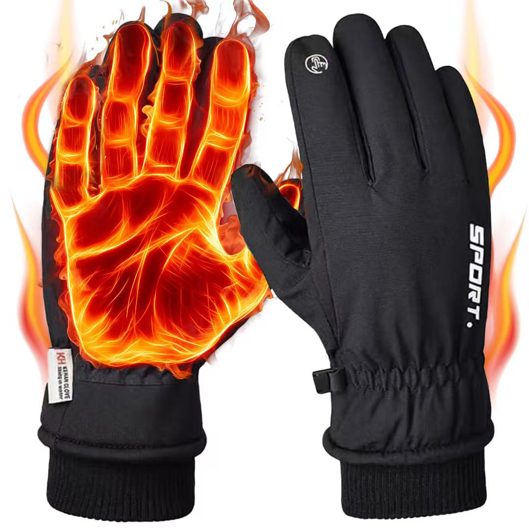 アウトドアグローブ 防寒手袋 メンズ 防寒グローブ 保温 冬 厚手 防寒 スポーツグローブ 防風 長い袖 防寒 手袋 スポーツ アウトドア サイクリング手袋 自転車グローブ バイクグローブ 撥水加工 冬用 タッチパネル対応 メンズ レディース
