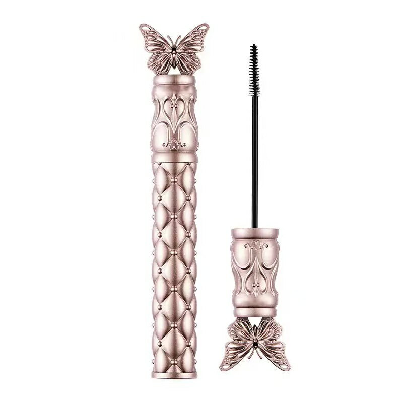 【蝶モチーフ】繊細ロング＆カール マスカラ｜ダマになりにくい・根元からセパレート・簡単お湯オフ・ナチュラル盛れ