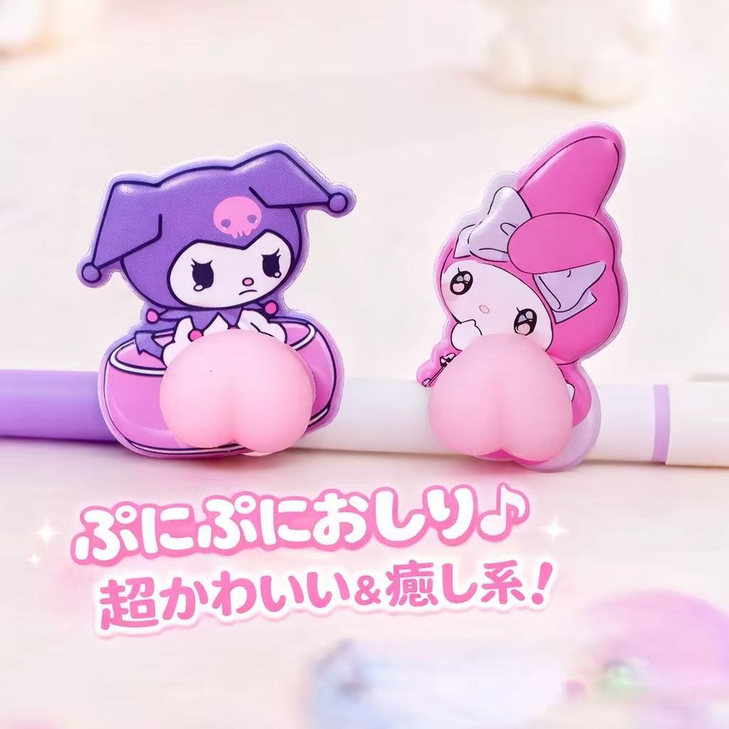 マイメロデ風 3Dシール 立体シール ぷにぷに 柔らかい ぷっくり かわいい 立体 おしゃれ デコシール ごほうび 子供 貼り付け可能 贈り物 手帳 携帯 女の子 DIY用 手帳用 水筒・スマホケース・アルバム飾り用 貼り付け可能[2枚セット] milaibao-10000341 lulalula サンプル画像2