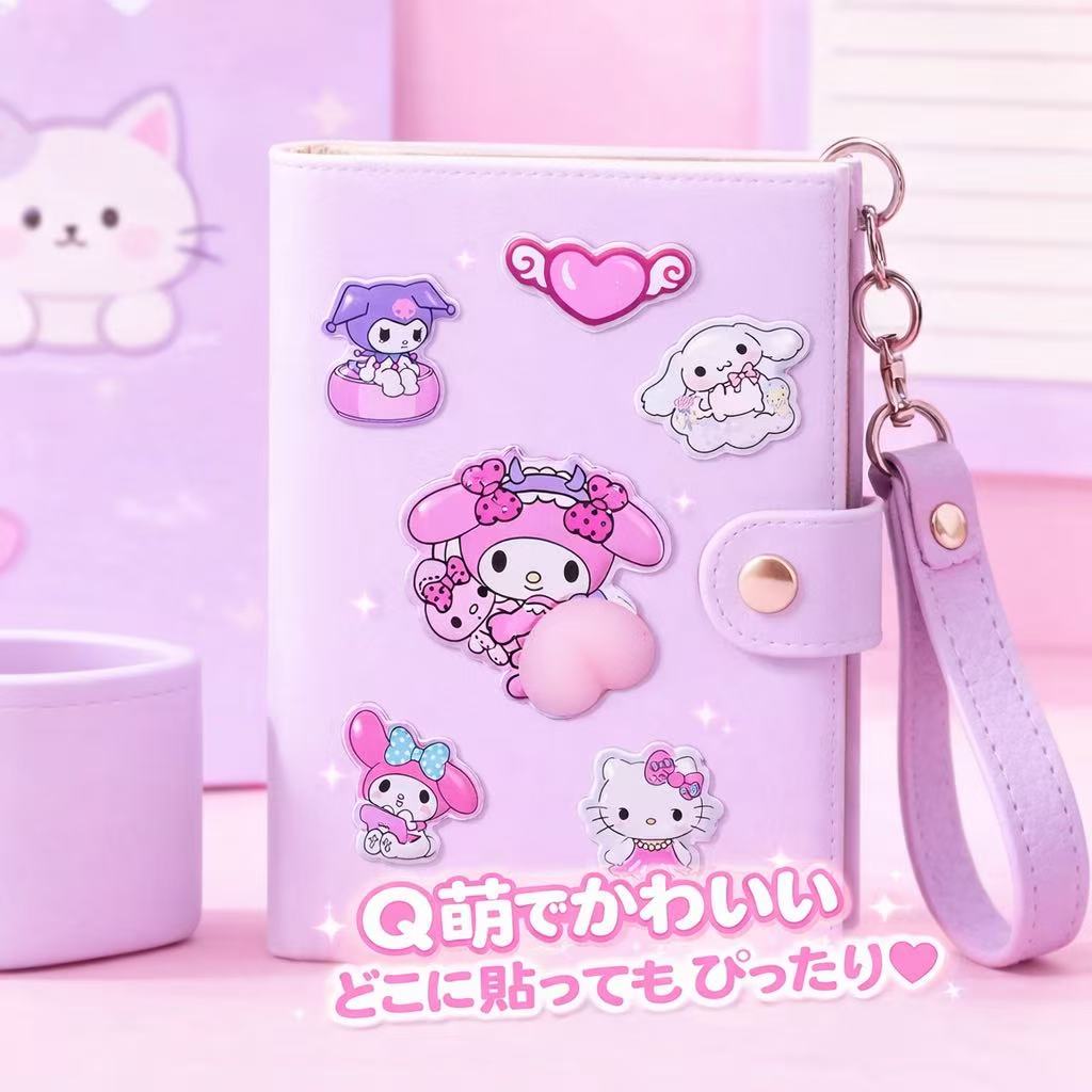 マイメロデ風 3Dシール 立体シール ぷにぷに 柔らかい ぷっくり かわいい 立体 おしゃれ デコシール ごほうび 子供 貼り付け可能 贈り物 手帳 携帯 女の子 DIY用 手帳用 水筒・スマホケース・アルバム飾り用 貼り付け可能[2枚セット] milaibao-10000341 lulalula サンプル画像3