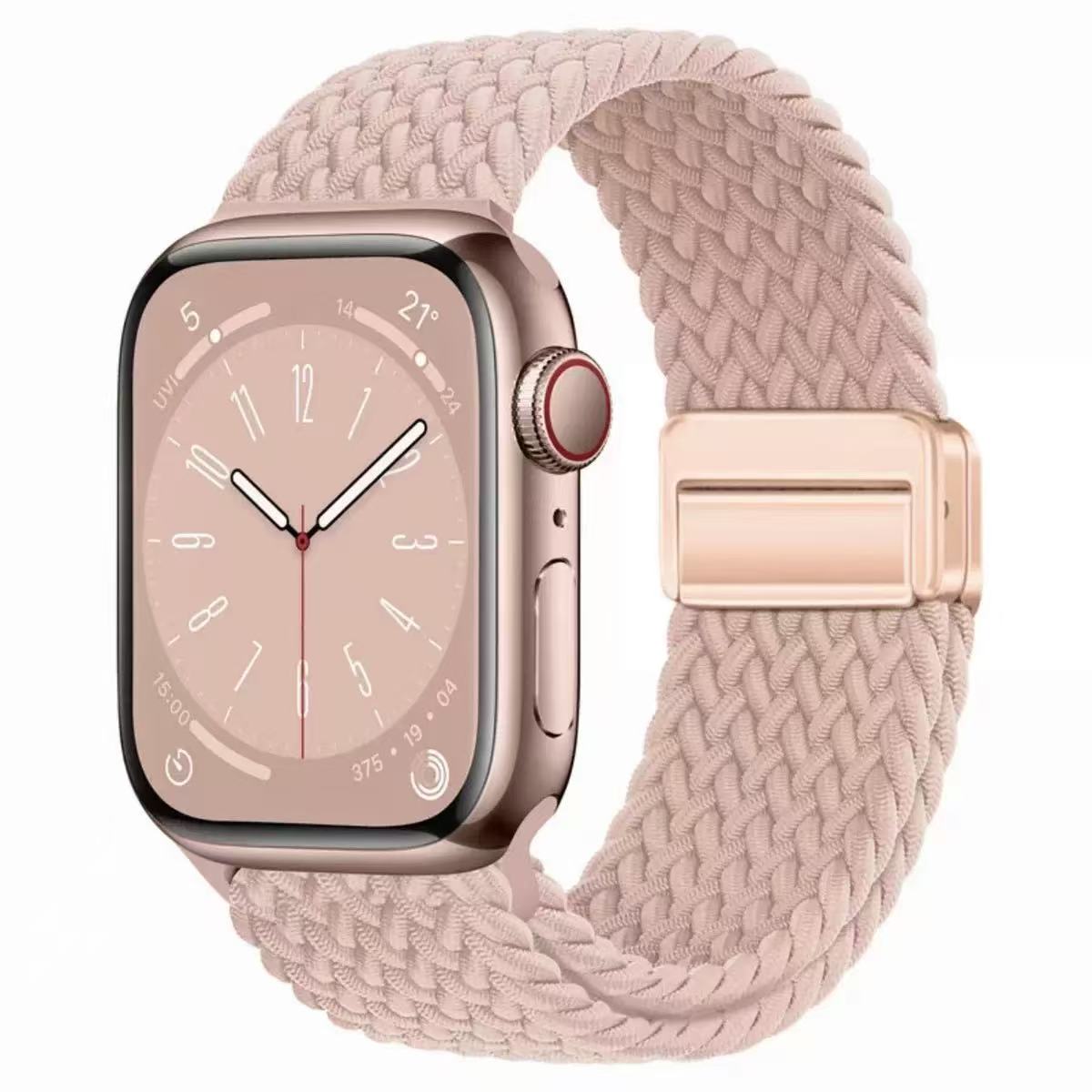Rakuten - Apple Watch対応 編み込みナイロンバンド 伸縮タイプ 軽量 ソロループ スポーツ用 替えベルト 38/40/41/42/44/45/49mm対応