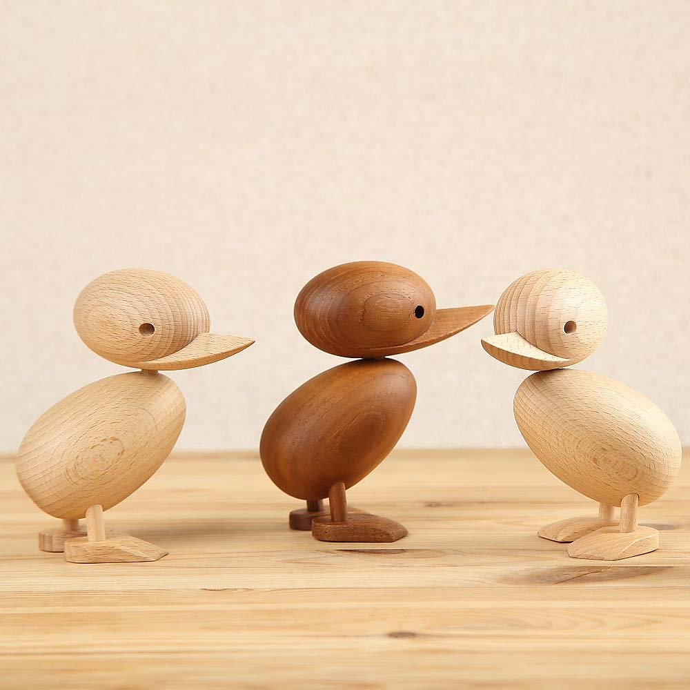 ハンス・ブリング アヒル 子 ダックリング Hans Bolling Duckling リプロダクト品 木製 ビーチ材 チーク材 親子 鳥 おもちゃ デンマーク 北欧 人形 フィギュア 玩具 インテリア おしゃれ 置物 クリスマス ギフト プレゼント 送料無料 あす楽 3