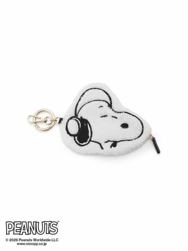 樂天商城 - 【PEANUTS RECORDS】フェイスポーチチャーム Mila Owen ミラオーウェン ファッション雑貨 その他のファッション雑貨 イエロー ホワイト[Rakuten Fashion]