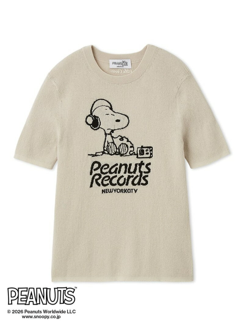 樂天商城 - 【PEANUTS RECORDS】スヌーピージャガードリブニット Mila Owen ミラオーウェン トップス ニット ピンク グリーン【送料無料】[Rakuten Fashion]