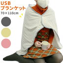 かわいい 電気 ブランケット ホット USB ひざ掛け ひざかけ ストライプ 暖かい 大判 膝掛け カイロ 枕 ホットブランケット 電気ひざ掛け USBブランケ...