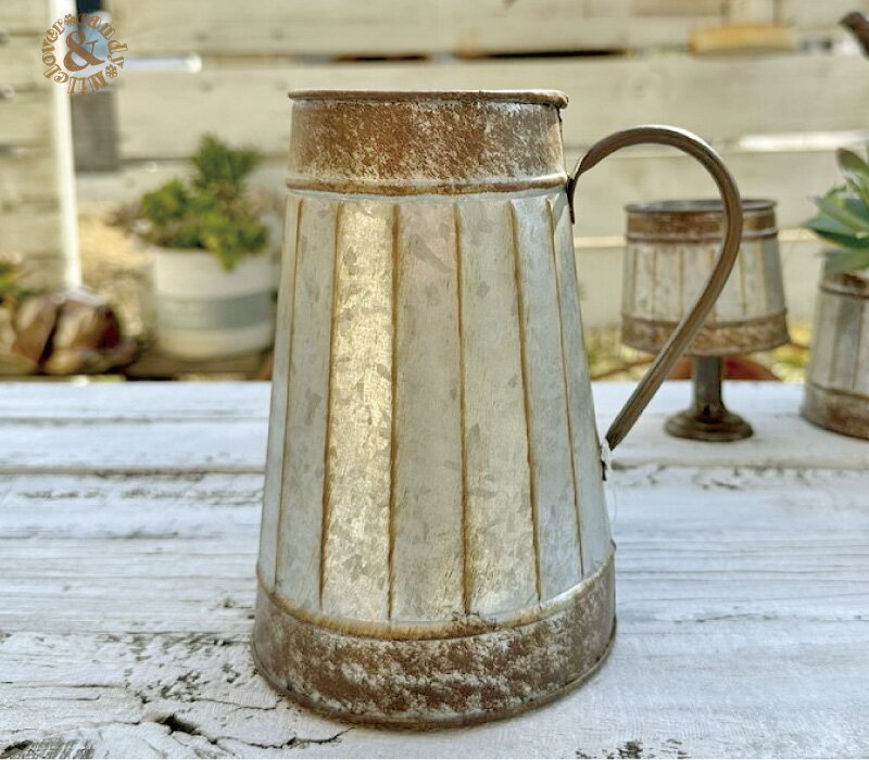 アンティーク調 ルアン ピッチャー / フラワーポット ガーデン インテリアのサムネイル