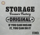 ステンシルシート ストレージ STORAGE / オリジナル DIY ハンドメイド 手作り ハンドクラフト