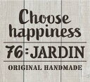 オリジナル ステンシルシート 76JARDIN