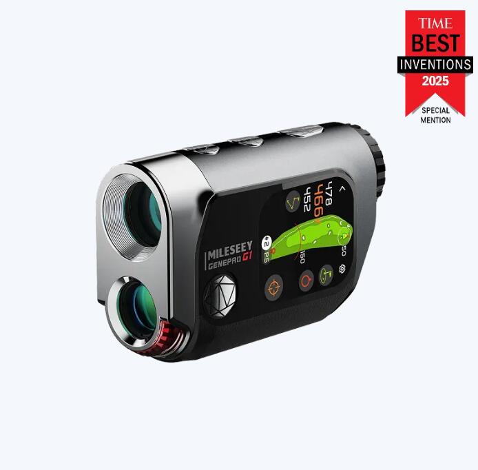 MILESEEY「GenePro G1」GPS・タッチパネル搭載の ゴルフ用距離計 世界43,000以上のコースデータを内蔵。表示・追跡・測定・戦略設計まで自在に