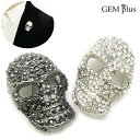ラペルピン ブローチ メンズ スカル 骸骨 ドクロ タックピン GEM plus 結婚式 レディース CES10078