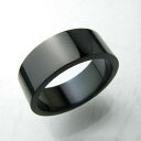 指輪 ブラックコート加工シンプル ステンレスリング KR201【リング】