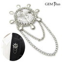 ブローチ ラペルピン いかり マリン 船 錨 碇 アンカー メンズ レディース チェーン 海 結婚式 CHS10096【GEM plus】