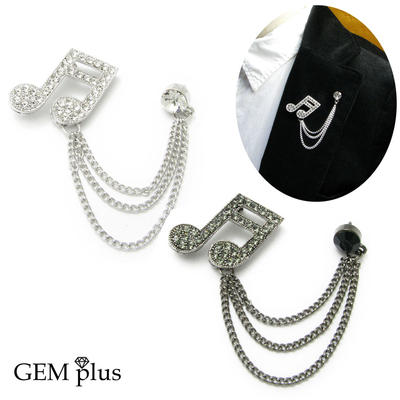 ピンブローチ ラペルピン 16分音符 音楽 ks24111【ラベルピン】【メンズ】【結婚式】【レディース】