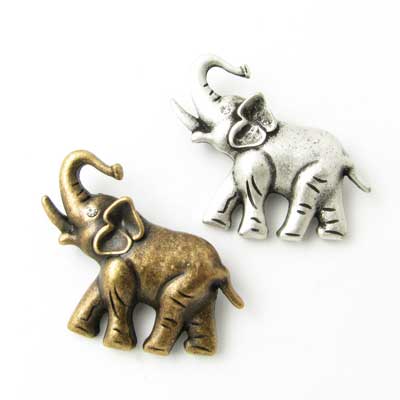 ピンブローチ ぞうさん 象アンティークカラー ラペルピン ラベルピン タックピン KS41031【メンズ】【結婚式】【レディース】