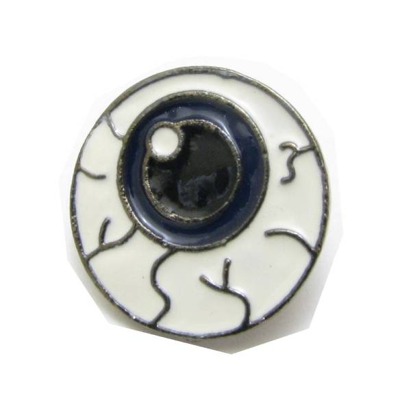 ピンブローチ 目 血 目玉 ラベルピン タックピン ks59026【メンズ】【結婚式】【レディース】