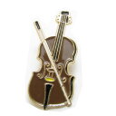 ピンブローチ 音楽 楽器 バイオリン ミュージック ラベルピン タックピン ks59028【メンズ】【結婚式】【レディース】