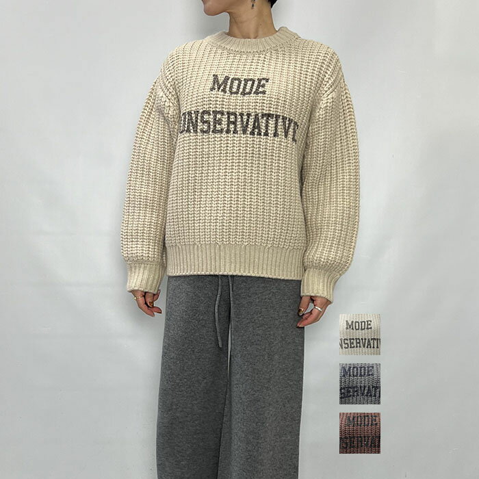 Boutique Ordinary ブティックオーディナリー Low-Gauge Knit Pullover BO25-305N 2025秋冬新作