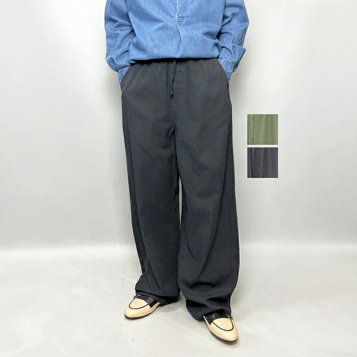 TICCA ティッカ コットンギャバワイドパンツ TBFA-141 2026秋冬新作