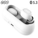 【楽天1位】QCY ワイヤレスイヤホン bluetooth 5.3 ワイヤレス ブルートゥース イヤホン マイク ENC ノイズキャンセリング 7.5h連続再生 ボタン式 hi-fi 高音質 カナル型 マイク付き 長時間 通話 両耳 片耳 防水 スポーツ ランニング android iphone 対応 2