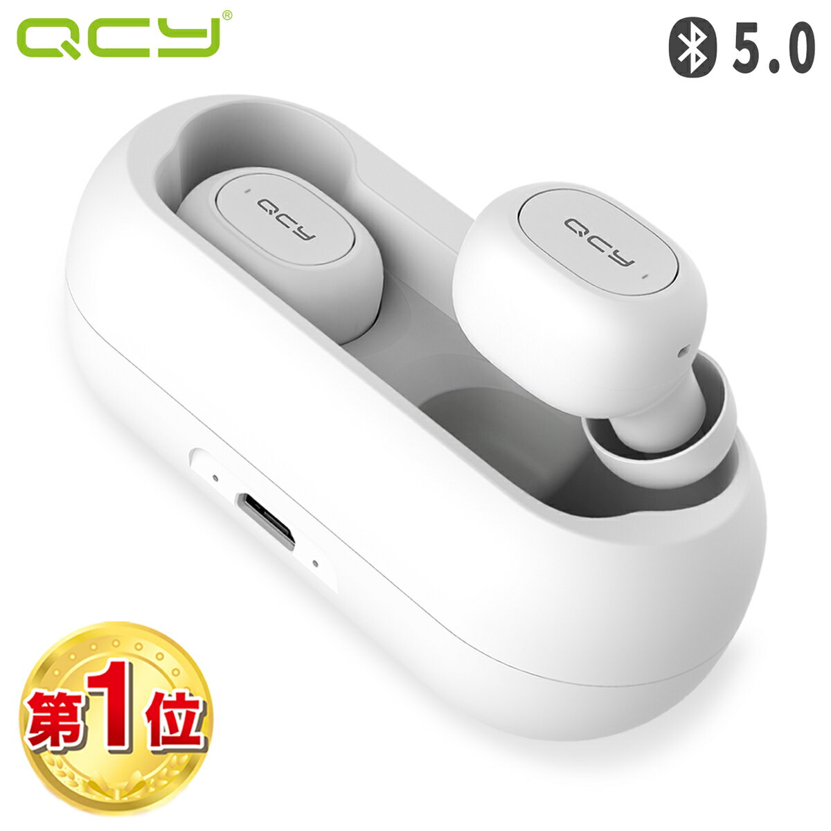 【楽天1位 2023年最新】QCY T1C ワイヤレスイヤホ